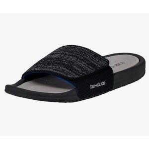 Hey Dude NEW Phoenix Sox Black Slide Sandals SIZE 9 Leather Insole